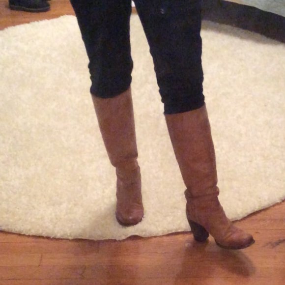 Gorgeous Italian Tan Leather Boots - Picture 4 of 4